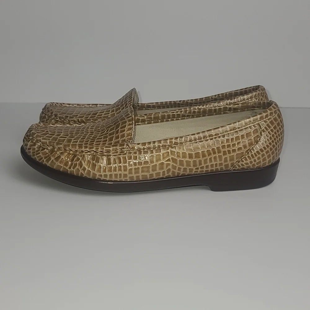 SAS Simplify Croc Print Tripad Comfort Loafers